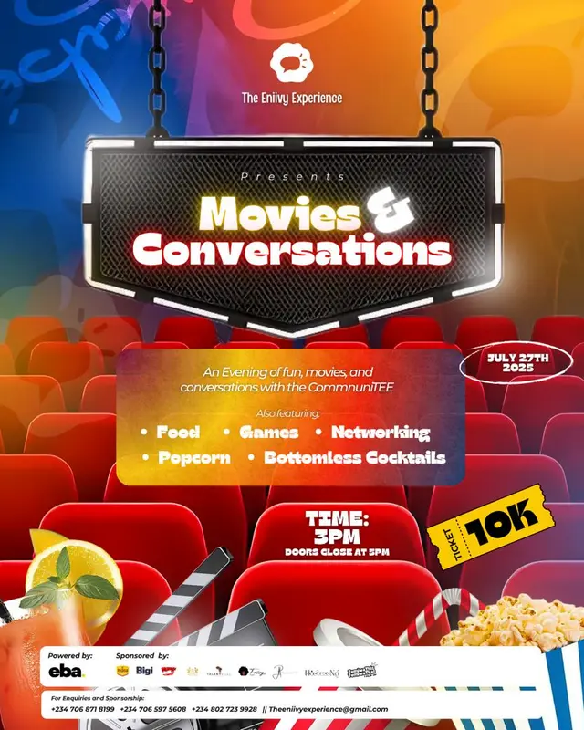 The Eniivy Experience (Movies & Conversations) official event poster